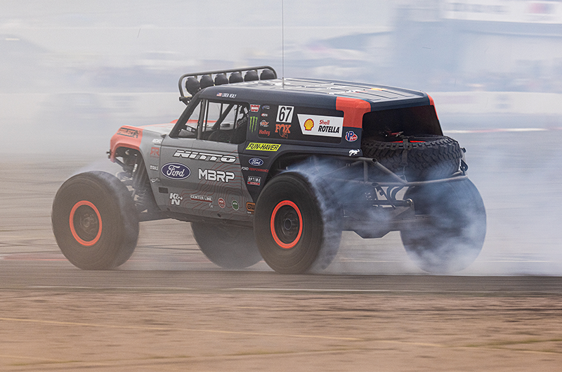Bronco Drifting